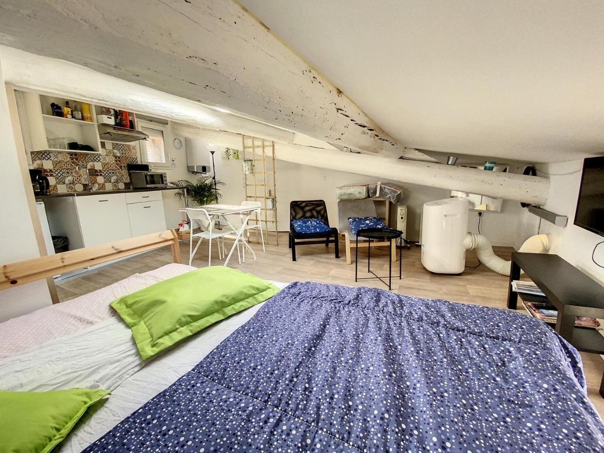 Petit St Louis Studio Mansarde Atypique Climatise Sète Exteriér fotografie
