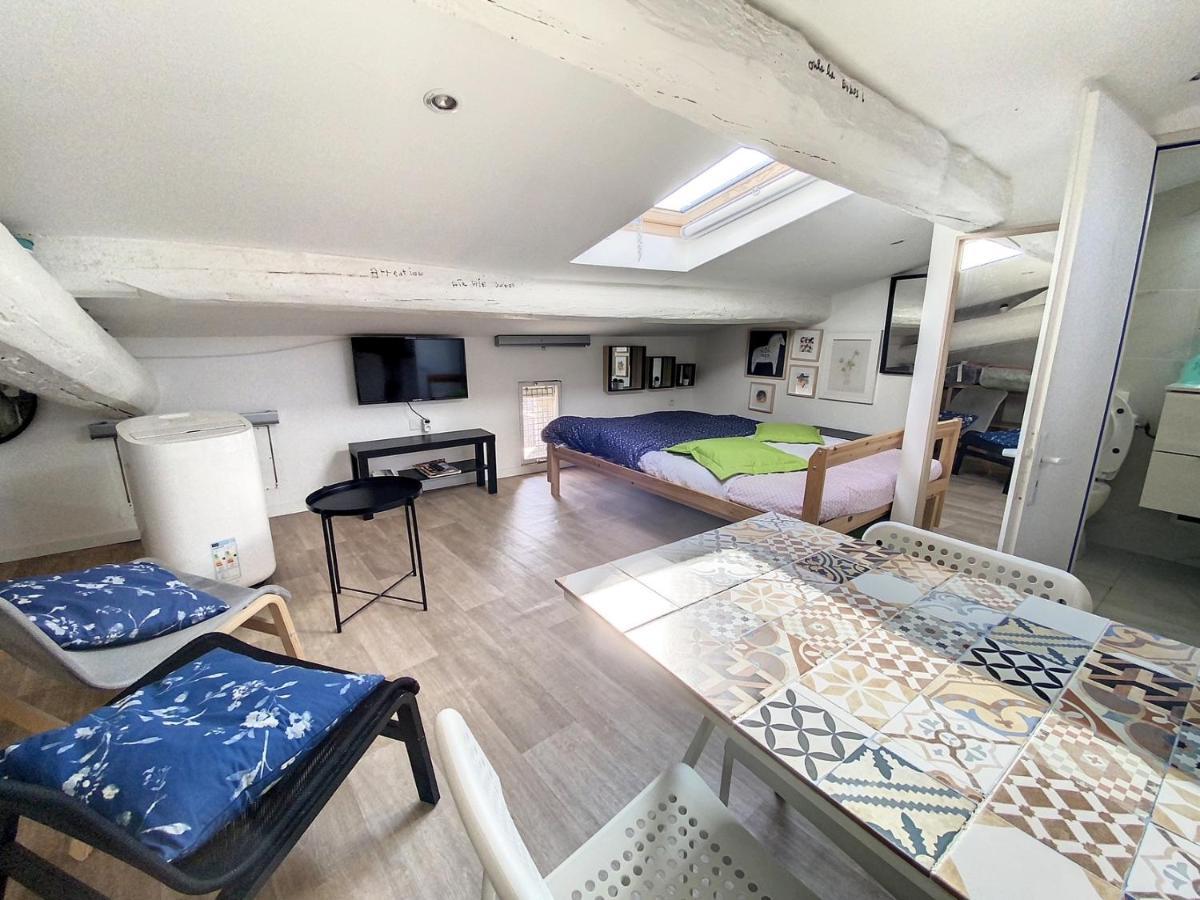 Petit St Louis Studio Mansarde Atypique Climatise Sète Exteriér fotografie